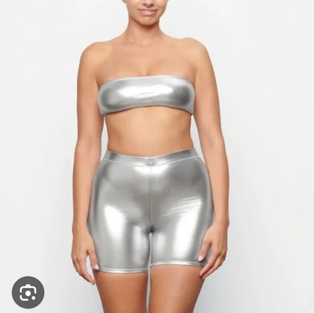 SKIMS Silver Swim Set